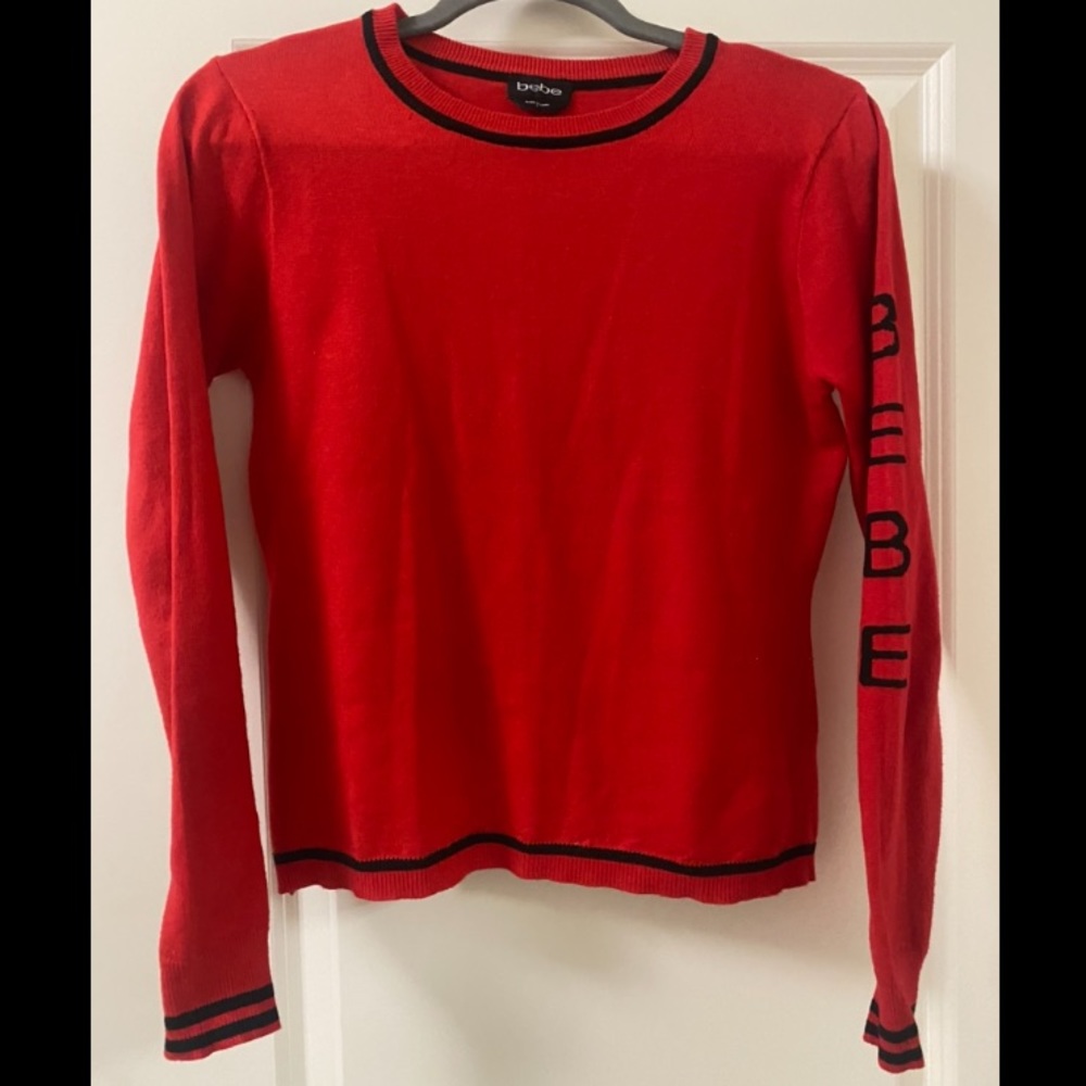 BEBE ribbed long sleeve